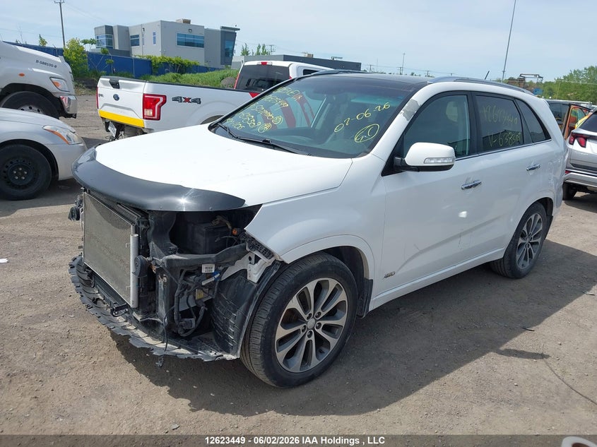 Vin: 5xykwda70fg638309, lot: 3022937, kia sorento sx 20152