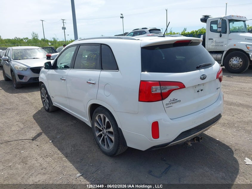 Vin: 5xykwda70fg638309, lot: 3022937, kia sorento sx 20153