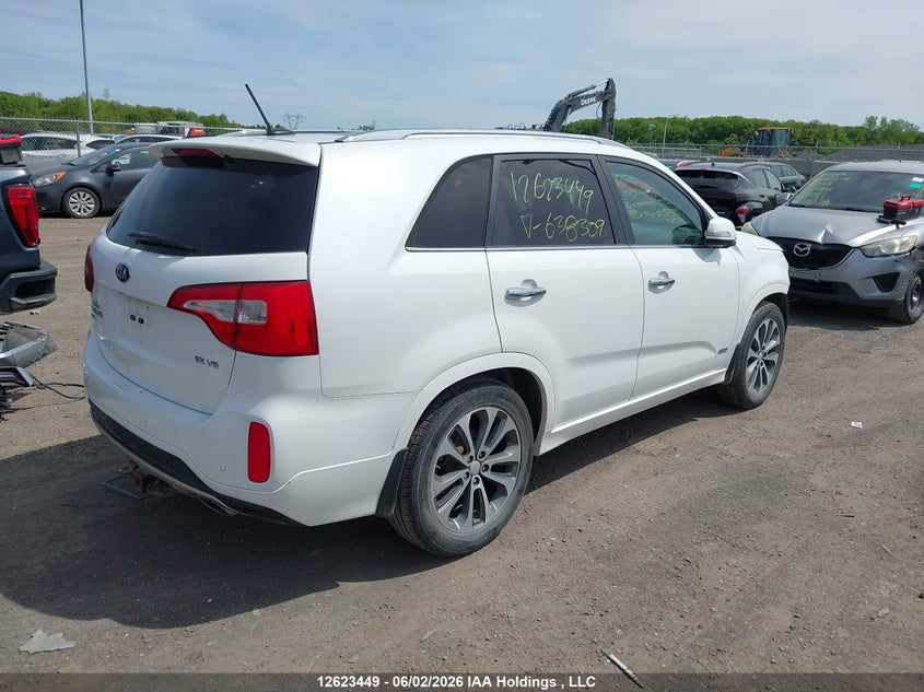 Vin: 5xykwda70fg638309, lot: 3022937, kia sorento sx 20154