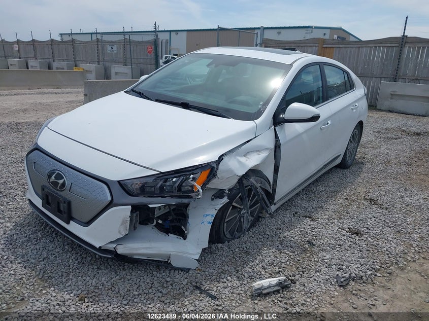 Vin: kmhc05lj5mu077553, lot: 3022992, hyundai ioniq electric ultimate 20212