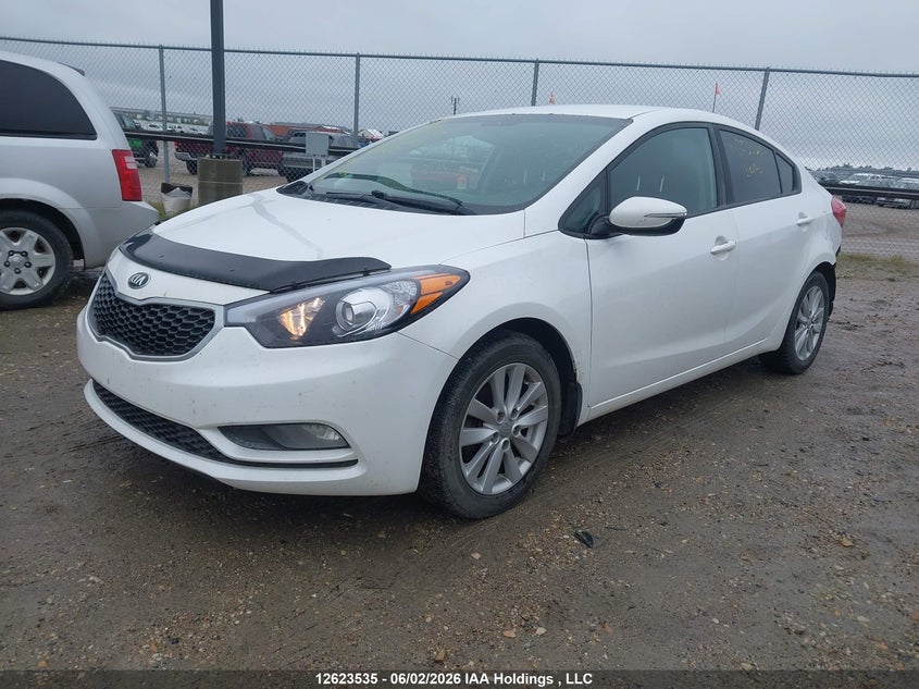 2015 Kia Forte, Rear, IAAI, VIN KNAFX4A6XF5327143 — photo 2