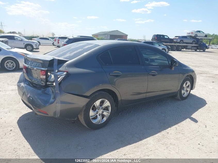 Vin: 2hgfb2e4xdh032727, lot: 3023064, honda civic lx 20134