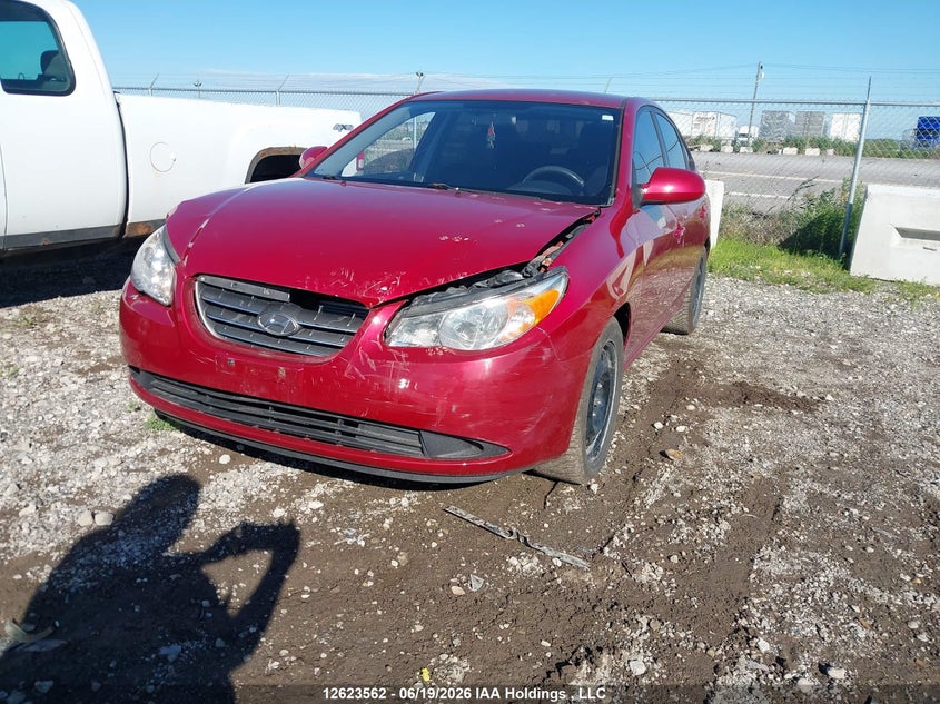 2010 Hyundai Elantra Blue/Gls/Se, Удар спереди, IAAI, VIN KMHDU4BDXAU052416 — фото 2