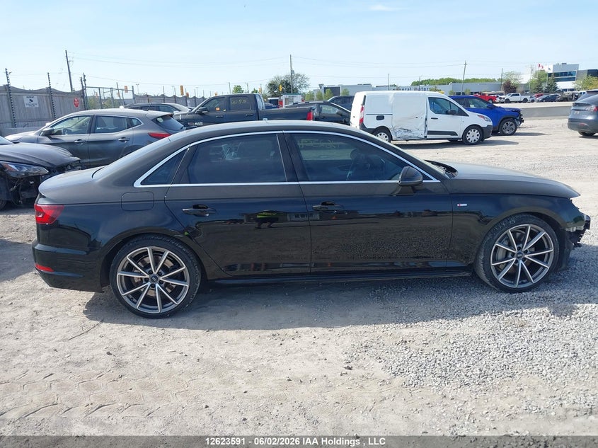 2018 AUDI A4 SEDAN 2.0L I-4 DI, DOHC, VVT, TURBO, 252HP