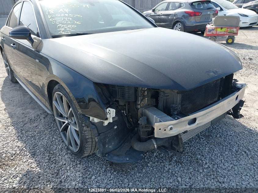 2018 AUDI A4 SEDAN 2.0L I-4 DI, DOHC, VVT, TURBO, 252HP