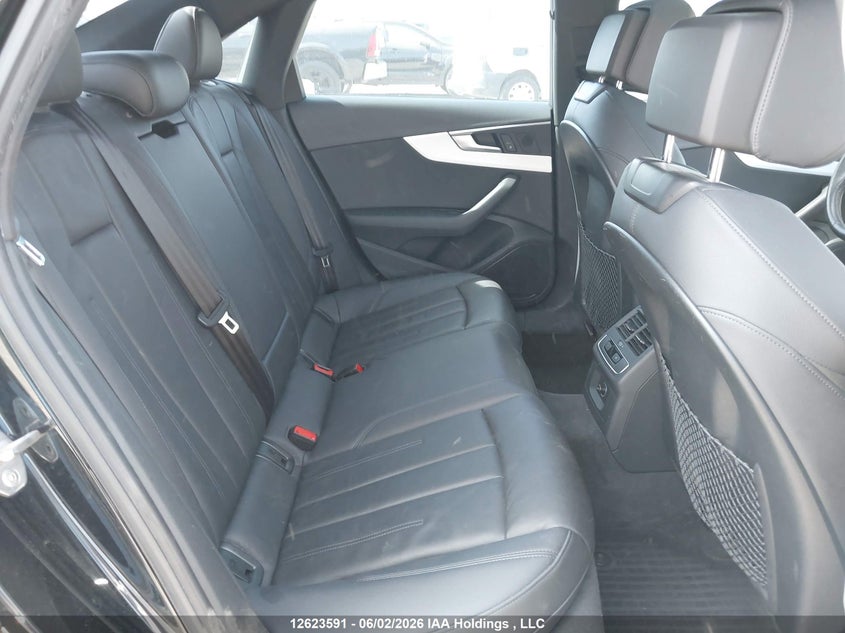 2018 AUDI A4 SEDAN 2.0L I-4 DI, DOHC, VVT, TURBO, 252HP