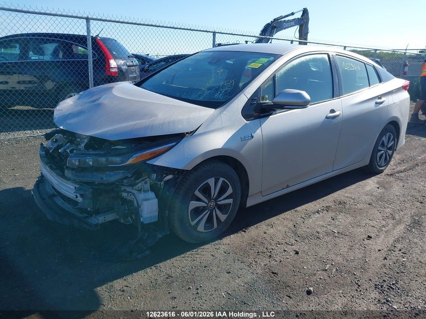 Vin: jtdkarfp7h3044750, lot: 3023129, toyota prius prime technology 20172