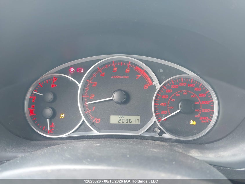 2014 SUBARU IMPREZA WRX SEDAN 2.5L H4 FI DOHC 16V NF4