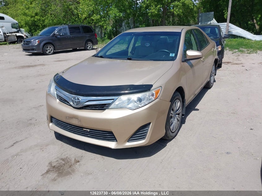 2012 Toyota Camry, Rear, IAAI, VIN 4T1BF1FK6CU155005 — photo 2