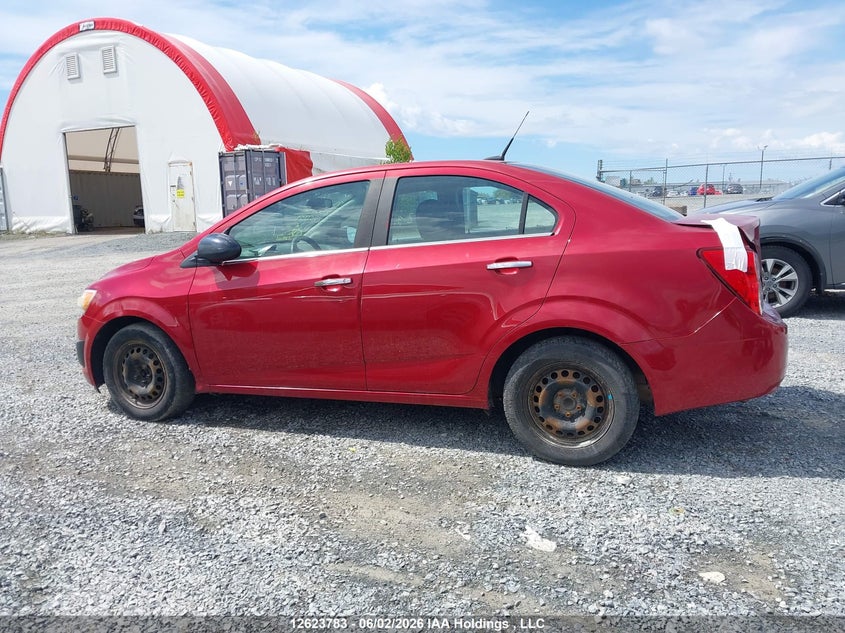 2012 Chevrolet Sonic Lt VIN: 1G1JC5EH2C4202139 Lot: 12623783