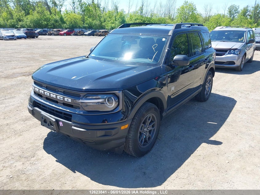 2024 Ford Bronco Sport Big Bend, Удар сзади, IAAI, VIN 3FMCR9B60RRE62852 — фото 2