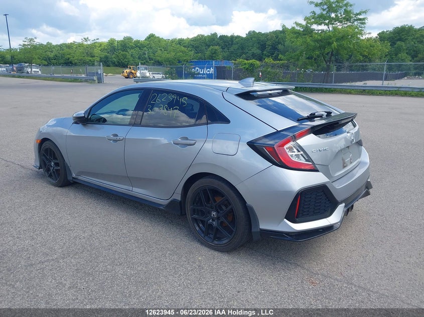 Vin: shhfk7h42hu307847, lot: 3023490, honda civic sport 20173