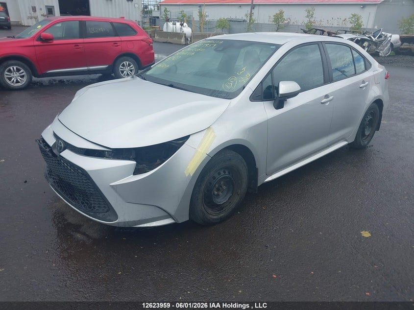 2022 Toyota Corolla, Удар спереди, IAAI, VIN 5YFBPMBE9NP302050 — фото 2