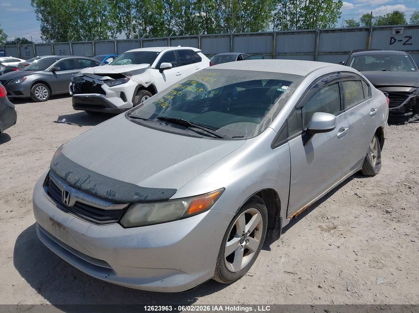 Vin: 2hgfb2f43ch105613, lot: 3023513, honda civic lx 20122
