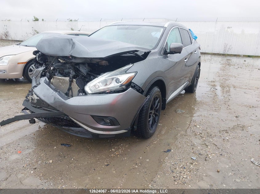 Vin: 5n1az2mh4gn113044, lot: 3023636, nissan murano s/sl/sv/platinum 20162