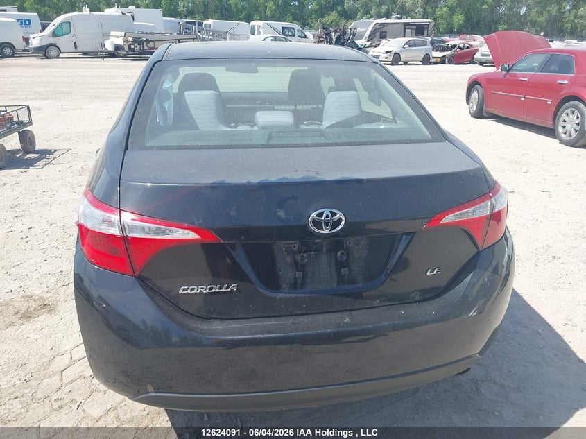 2015 TOYOTA COROLLA SEDAN 1.8L I-4 DOHC, VVT, 132HP