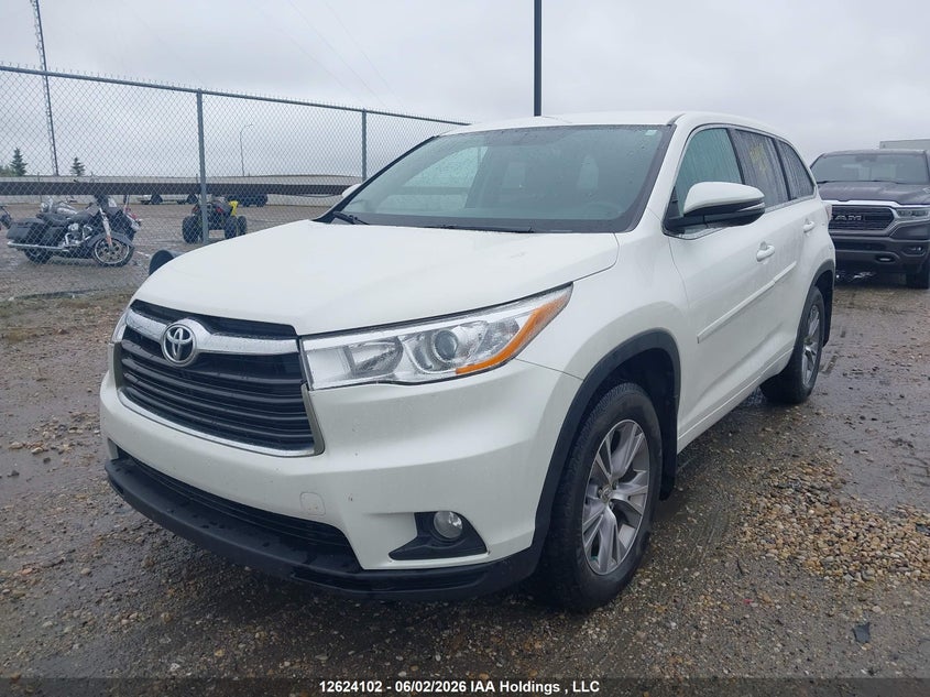 Vin: 5tdbkrfh6es032265, lot: 3023672, toyota highlander le 20142