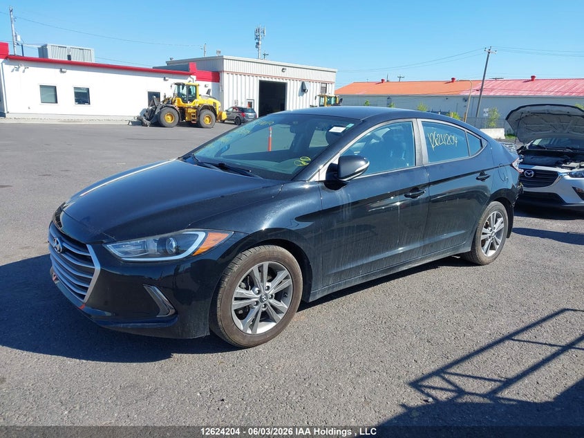 Vin: kmhd84lf8ju649665, lot: 3023792, hyundai elantra gl 20182