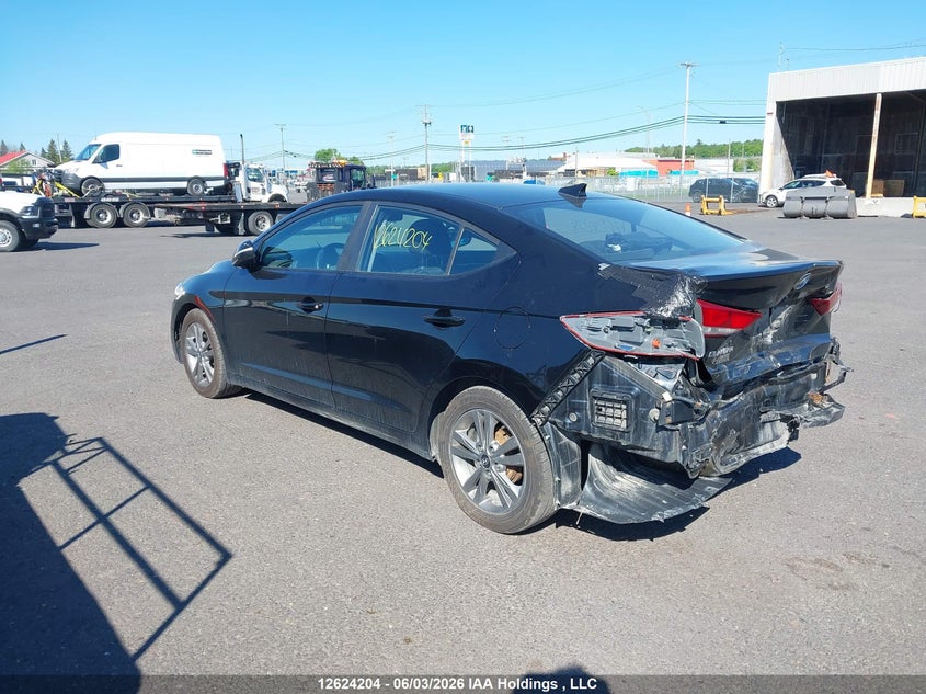 Vin: kmhd84lf8ju649665, lot: 3023792, hyundai elantra gl 20183