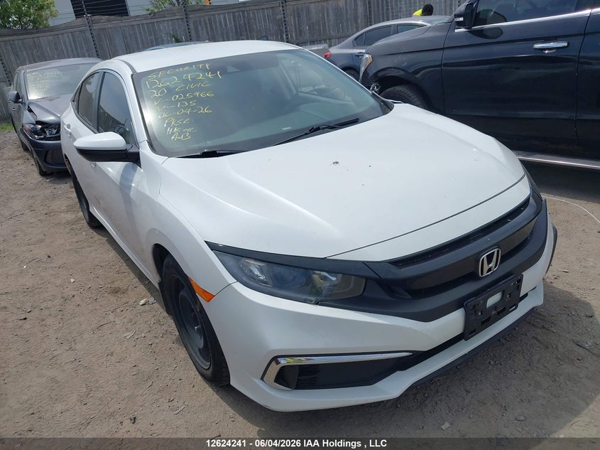 Vin: 2hgfc2f50lh025966, lot: 3023837, honda civic lx 2020 img_1