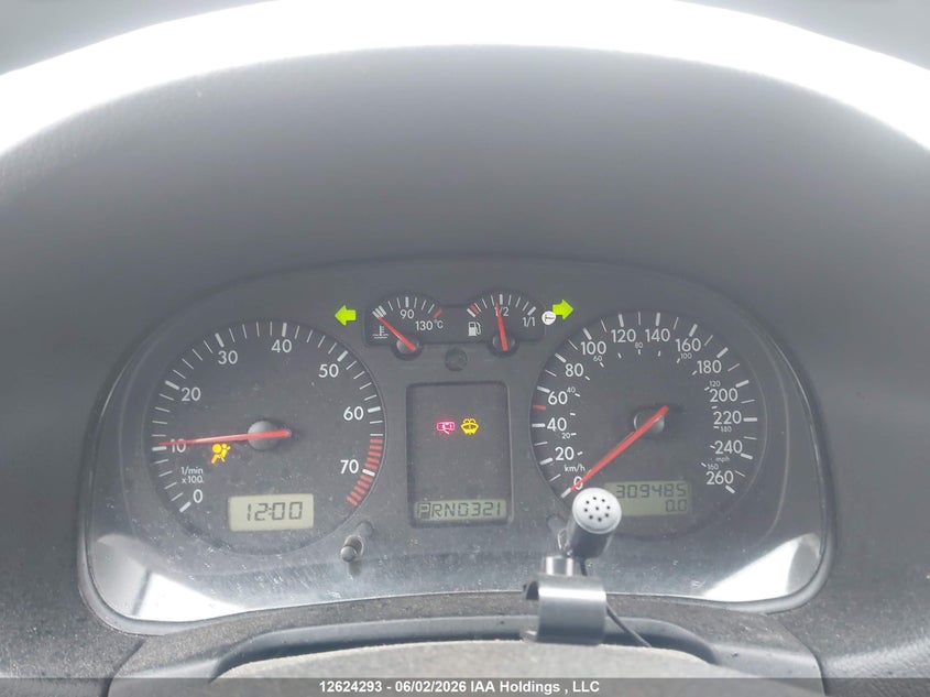 2003 Volkswagen Golf Gls VIN: 9BWGK21J634067619 Lot: 12624293