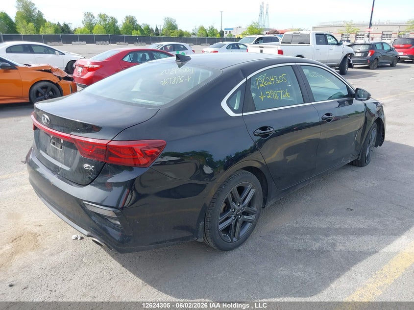 Vin: 3kpf54ad7me298726, lot: 3023902, kia forte 20214