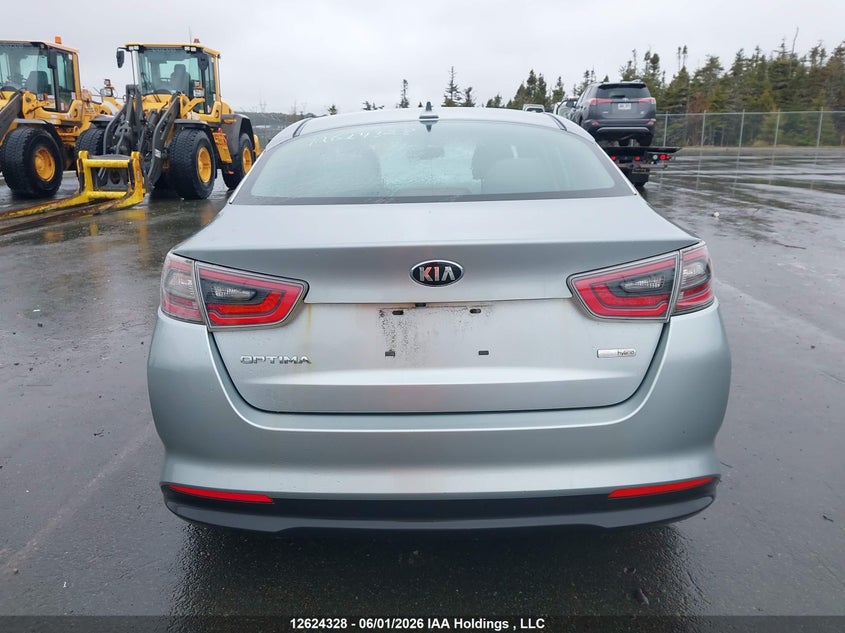2016 Kia Optima Hybrid VIN: KNAGM4AD6G5094262 Lot: 12624328