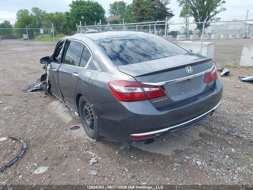 Vin: 1hgcr2f60ha802209, lot: 3023992, honda accord sport 20173