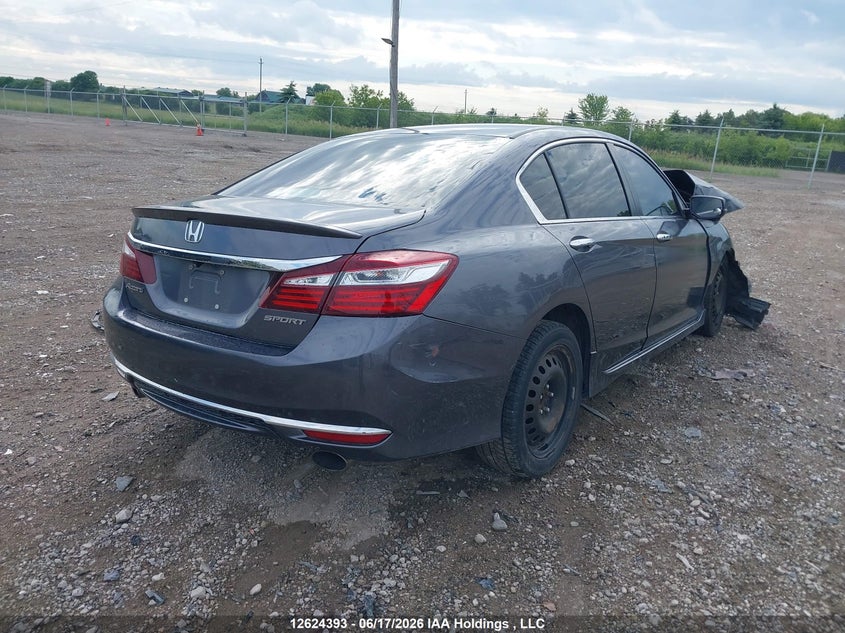 Vin: 1hgcr2f60ha802209, lot: 3023992, honda accord sport 20174