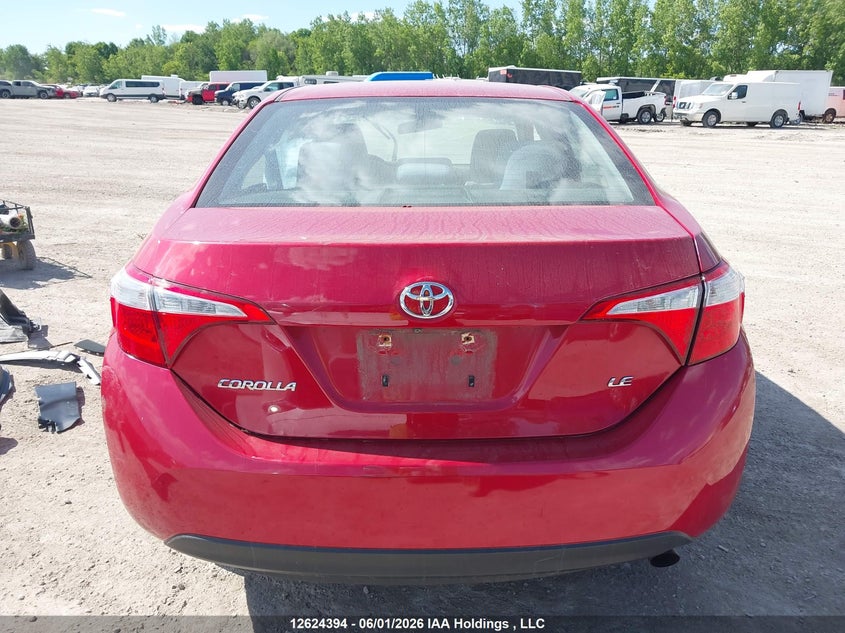 2015 TOYOTA COROLLA SEDAN 1.8L I-4 DOHC, VVT, 132HP