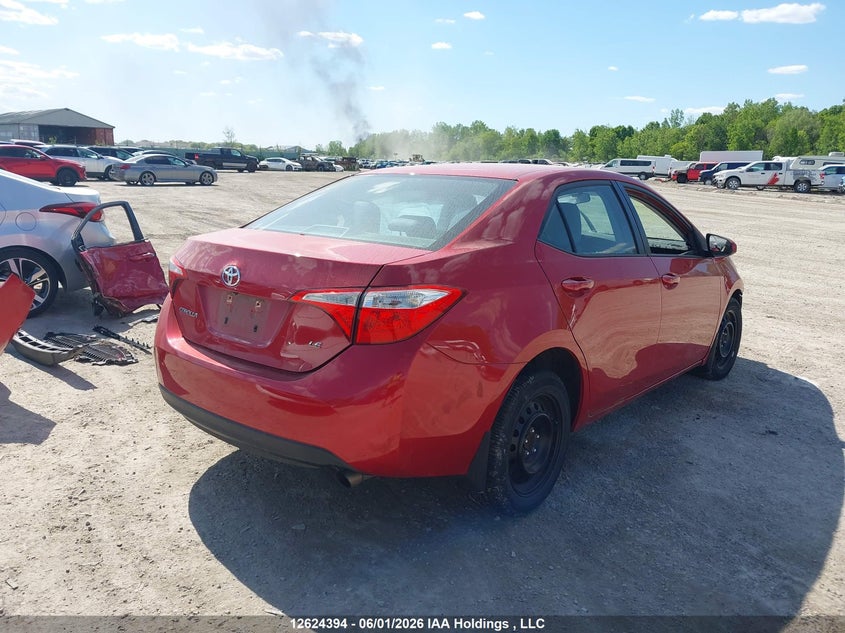 2015 TOYOTA COROLLA SEDAN 1.8L I-4 DOHC, VVT, 132HP