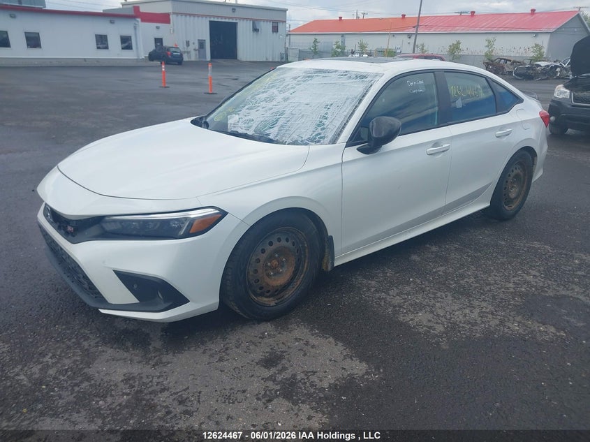2022 Honda Civic, Right Side, IAAI, VIN 2HGFE1E59NH081154 — photo 2
