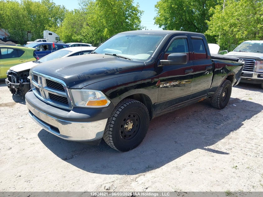 1C6RD7FP6CS222776 2012 Ram 1500 4.7 Ram St black