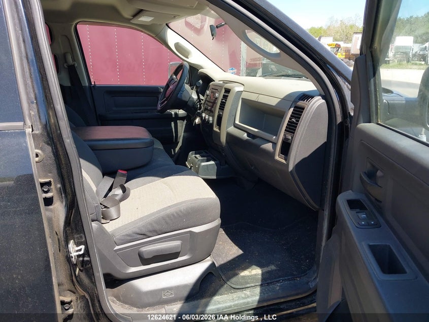 1C6RD7FP6CS222776 2012 Ram 1500 4.7 Ram St black