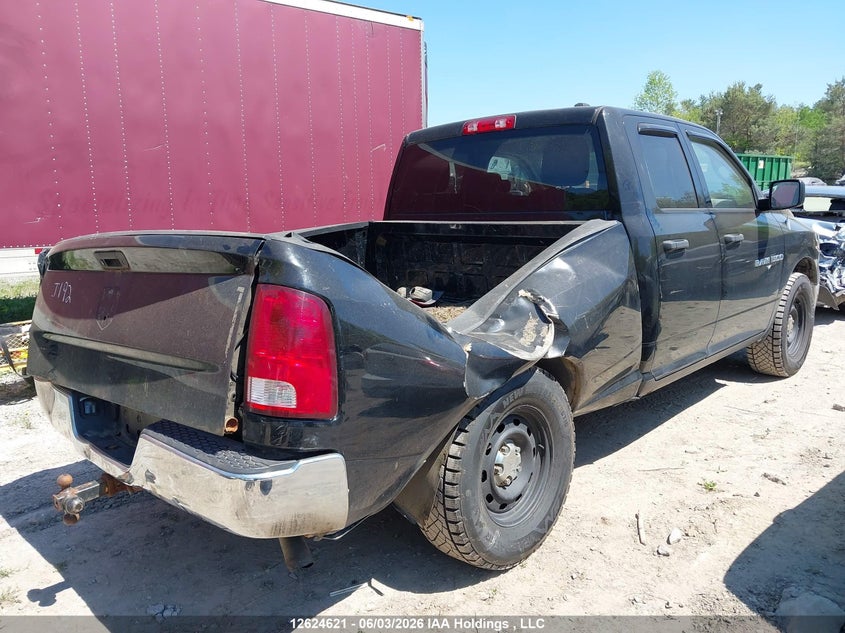 1C6RD7FP6CS222776 2012 Ram 1500 4.7 Ram St black