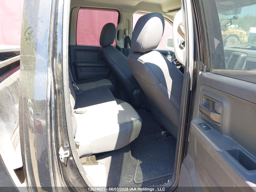 1C6RD7FP6CS222776 2012 Ram 1500 4.7 Ram St black