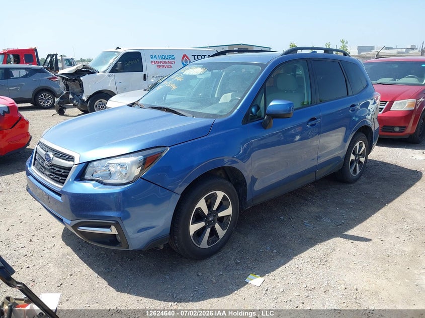 2018 Subaru Forester, Правый бок, IAAI, VIN JF2SJEJC6JH504441 — фото 2