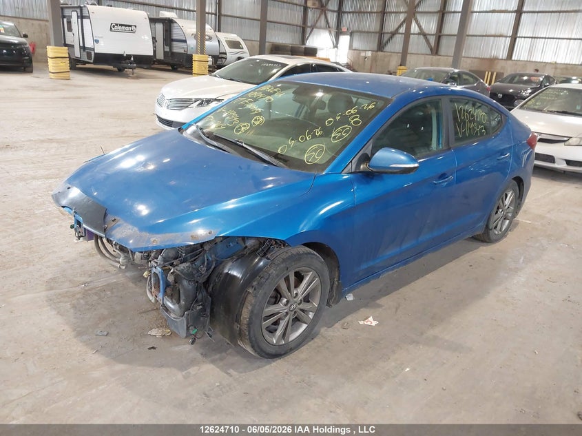 2017 Hyundai Elantra Gl, Удар спереду, IAAI, VIN KMHD84LF4HU114343 — фото 2