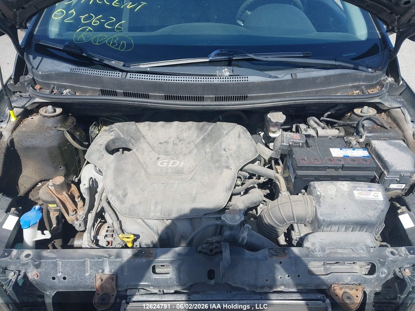2015 HYUNDAI ACCENT HATCHBACK 1.6L I-4 DI, DOHC, VVT, 138HP
