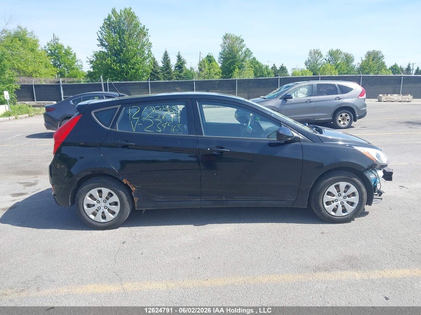 2015 HYUNDAI ACCENT HATCHBACK 1.6L I-4 DI, DOHC, VVT, 138HP