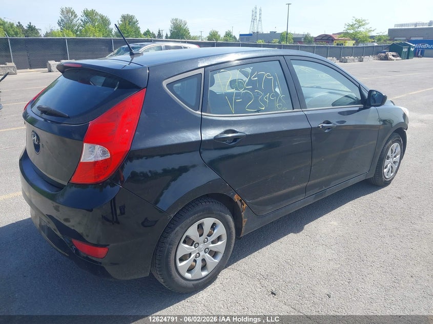 2015 HYUNDAI ACCENT HATCHBACK 1.6L I-4 DI, DOHC, VVT, 138HP