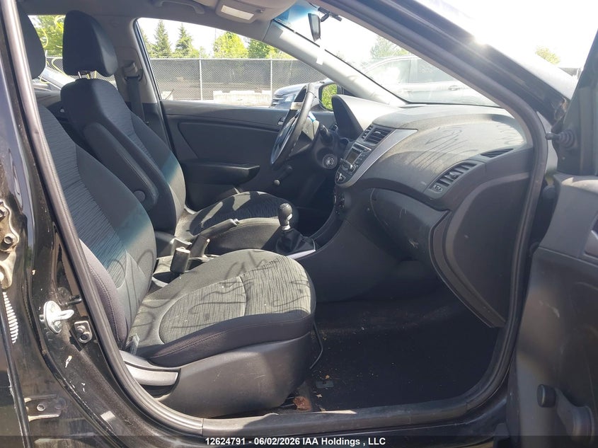 2015 HYUNDAI ACCENT HATCHBACK 1.6L I-4 DI, DOHC, VVT, 138HP