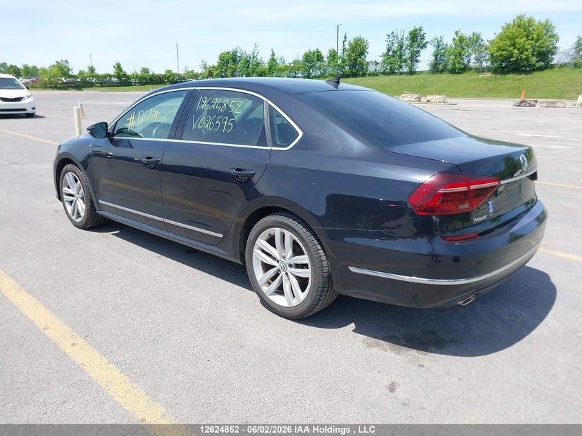 Vin: 1vwca7a38jc026595, lot: 3024479, volkswagen passat 2.0 tsi highline 20183