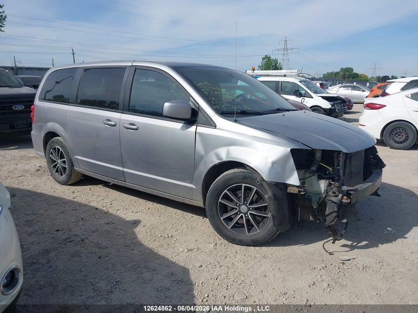 2019 Dodge Caravan 3.6 Grand Gt silver Lot 111012624862 Vin 2C4RDGEG4KR514971