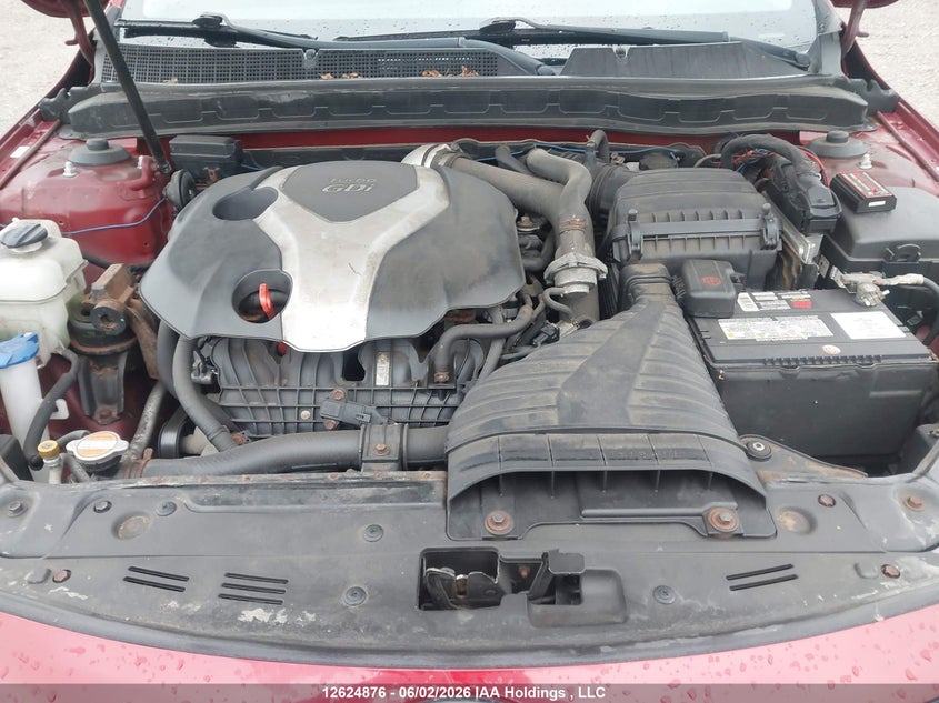 2011 Kia Optima 2.0 Turbo Sx red Lot 111012624876 Vin KNAGR4A60B5202631