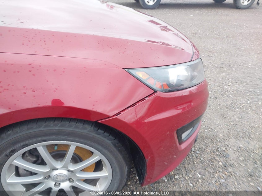 KNAGR4A60B5202631 2011 Kia Optima 2.0 Turbo Sx Red