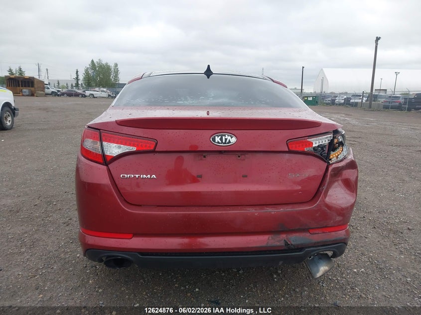 KNAGR4A60B5202631 2011 Kia Optima 2.0 Turbo Sx Red