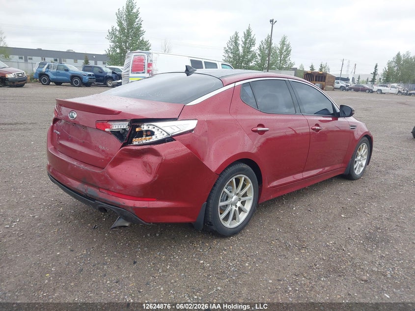2011 Kia Optima 2.0 Turbo Sx red Lot 111012624876 Vin KNAGR4A60B5202631