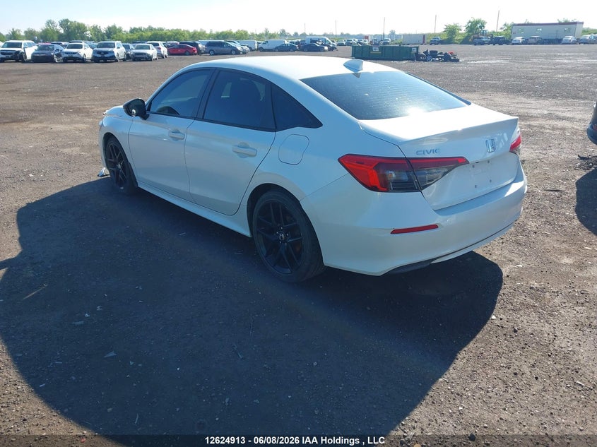 Vin: 2hgfe2f51nh107119, lot: 3024541, honda civic sport 20223