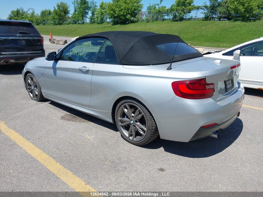 Vin: wba1m1c56fv393470, lot: 3024582, bmw m235i 20153
